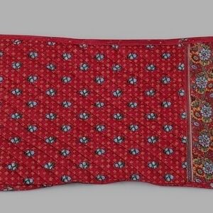 Vera Bradley hanging garment bag in the retired "Provincial Red" pattern. 